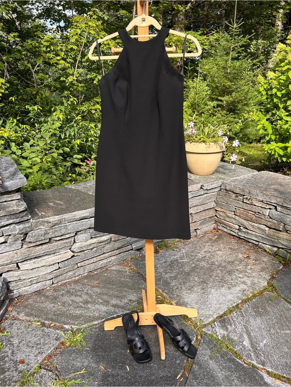 Laundry By Shelli Segal Black Halter Mini Dress